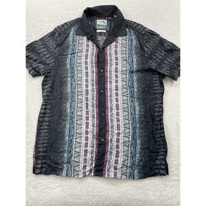 Tommy Bahama Medium Silk Island Modern Fit Multicolor Button Up Hawaiian Shirt